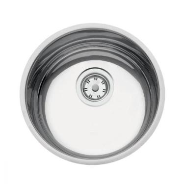 Imagem de Cuba Embutir Tramontina 30 Bl Aço Inox Polido com Válvula