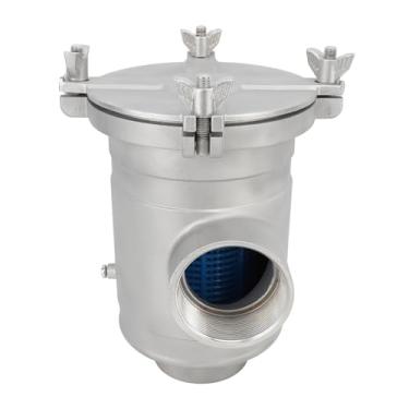 Imagem de Filtro de água do mar de barcos de Vomeko, filtro de água para baixo para baixo para baixo, lateral de entrada do lado do filtro de água do mar, filtro de água em aço inoxidável (Pequeno 80x66x100cm)