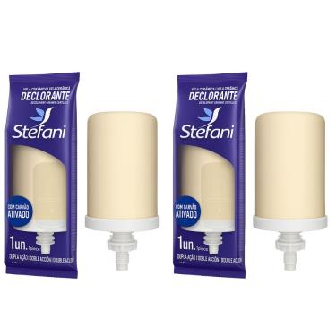 Imagem de Kit 2 Vela Filtro Barro Stefani São João Declorante Carvão Ativado