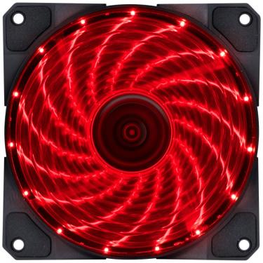 Imagem de Fan/cooler Vx Gaming V.lumi 15 Pontos De Led 120x120 Vermelho - Vlumi15r