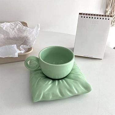 Imagem de Caneca Novidade Canecas de Café de Cerâmica 3D Almofada de Cerâmica Design Copo Bonito Criativo Leite Café para Presente Incrível Caneca de Café de 190 g (Cor: Branco)