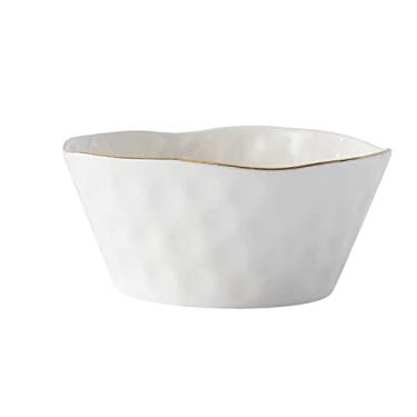 Imagem de YAYA2021-SHOP Tigela de cereais Tigela de sopa de ramen de salada, empilhável redonda fina porcelana cereal macarrão tigela de servir tigelas de sopa para cozinha (cor: B)