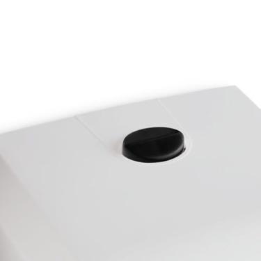 Imagem de Nobre Dispenser para Sabonete Líquido ou Álcool Gel, 800ml, Sem Reservatório, Preto e Branco, New Classic