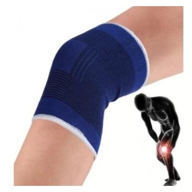 Imagem de Joelheira Suporte Para Joelhos Azul Olymport