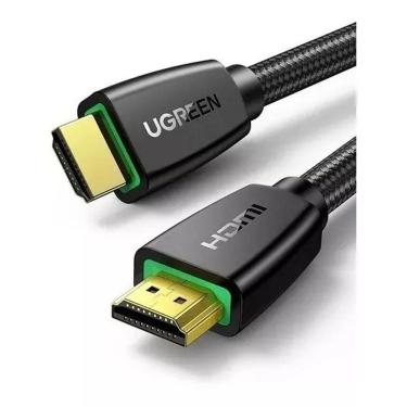 Imagem de Cabo Hdmi Ugreen 2.0 4k 60hz 3d Hdr Nylon Reforçado 2 Metros