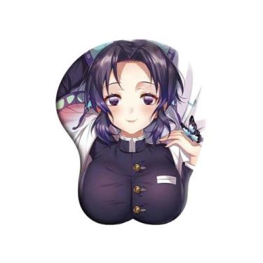 Imagem de Mouse Pad Anime Overlords Albedo com suporte para descanso de pulso - 