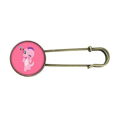 Imagem de Broche de metal retrô Love You Dinosaur Kingdom