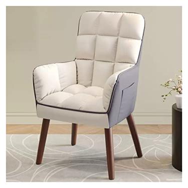 Imagem de Braço, Chaise Lounge, poltrona, poltrona reclinável de tecido moderno, confortável, estofada, individual para sala de estar, escritório, apartamento