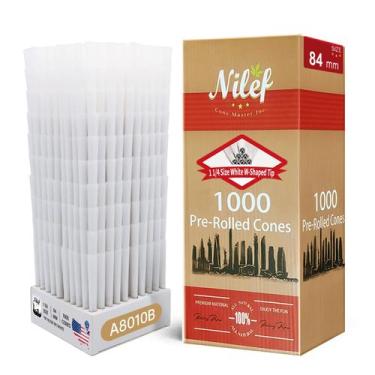 Imagem de Cones pré-laminados Nilef de papel para enrolar, 1 1/4, tamanho 1000, 