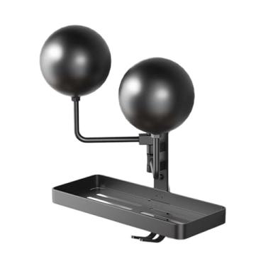 Imagem de JicSuXi Cabide de Parede para Capacete, Organizador de Acessórios, Resistente, Suporte de Armazenamento para Capacete de Motocicleta, Estilo bola dupla