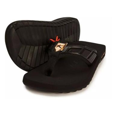 Imagem de Chinelo Sandália kenner Kivah Silver Full Force Preto, Preto, 39