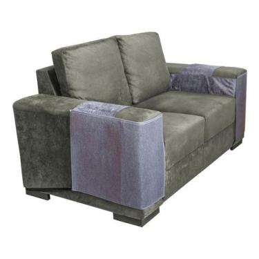 Imagem de Arranhador Gatos Protetor Braço Sofá Grande 2 Peças Lado Direito e Esq