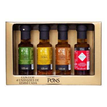Imagem de Kit de Azeites Condimentados Pons 4x 125ml