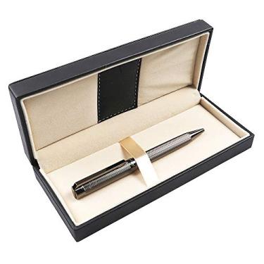 Imagem de Caneta esferográfica Penneed com caixa de presente, caneta de metal para homens e mulheres, executiva, escritório, material escolar, tinta preta de 0,7 mm recarregável, Classic Black