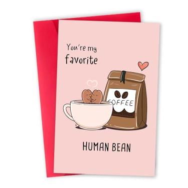 Imagem de mmuue Presentes engraçados de dia dos namorados café para mulheres e homens, cartão de aniversário romântico para esposa marido, cartão de aniversário doce para namorado, namorada, You Are My Favorite
