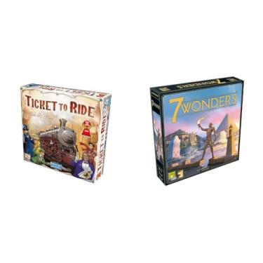 Imagem de Kit Galápagos Ticket to Ride + 7 Wonders 2ª Edição