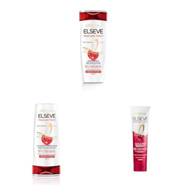 Imagem de Kit L'Oréal Paris Elseve Reparação Total 5+ Shampoo + Condicionador + Leave-In