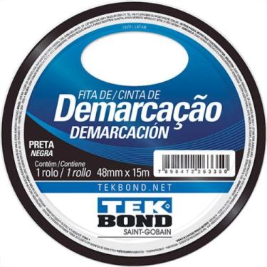 Imagem de Fita Ades Demarcacao Tekbond Pr 48Mmx15M