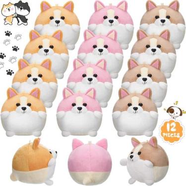 Imagem de Mini Cães de Pelúcia Skylety - Kit com 12 Peças (5 Polegadas)