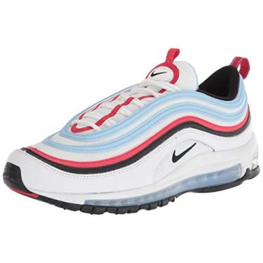 Imagem de Tênis masculino casual Nike Air Max 97 Cw6986-100, White/Black-university Red-psychic Blue, 8