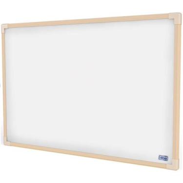 Imagem de Quadro Branco UV Moldura Madeira 90x60cm - Quartet, Único