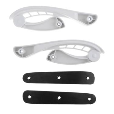 Imagem de KiBcsLic 2 peças Cadeira de escritório Acessórios de braço Acessórios de reposição Liga de arco -braço de braço ergonômico Cadeiras de manutenção de manobras