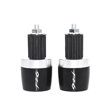 Imagem de Extremidades de manoplas de guidão de motocicleta, tampas de extremidade, acessórios deslizantes de peso para FZ6 FAZER FAZER600 FZ6S FZ6N FZ6S2 FZ6R S2 SJ6S FZ600