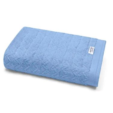 Imagem de Toalha Banhao Buettner Nobre 100% Algodão Fio Penteado Línea 81cm X 1,50m Azul