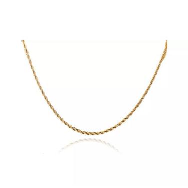 Imagem de Colar Cordao Baiano 2.5 Folheado em Ouro 18k - Floratta Joias