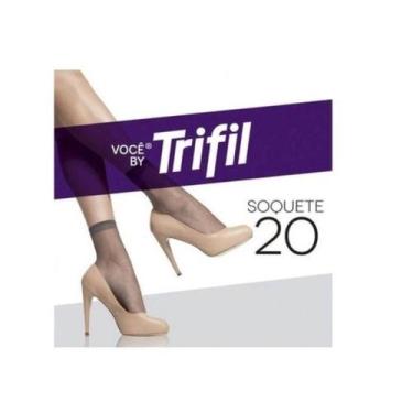 Imagem de Meia Soquete Trifil FIO 20 6126-80, Natural Claro, Único
