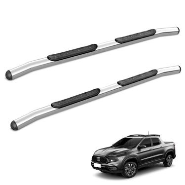 Imagem de Estribo Lateral Toro 2016 a 2026 Cromado Tubolar Bepo