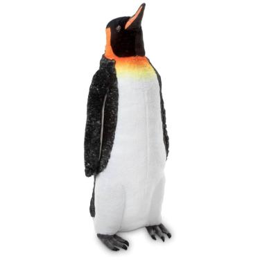 Imagem de Pelúcia Pinguim Imperador 1 Metro de Altura com Design Realista para Crianças Acima de 3 Anos, Melissa & Doug, Branco