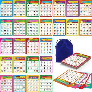 Imagem de Jogo de bingo Gethelud Road Trip 30 tabuleiros de dupla face