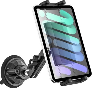 Imagem de Dosvsi Suporte para iPad Mini Carro, [Ventosa Super Estável] Suporte de Tablet de Para-brisa, Braço de Metal 360° Painel de Janela Lateral do Caminhão Suporte de Telefone para iPad Mini 7 6 5 4 3 2