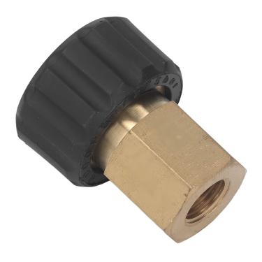 Imagem de aqxreight Adaptador de Lavadora de Pressão Conector de Mangueira de Latão Com Classificação de 5000 PSI G1/4 pol. a M22 X 1,5 Mm Rosca Compatível Com a Maioria das Lavadoras de Pressão Peça de