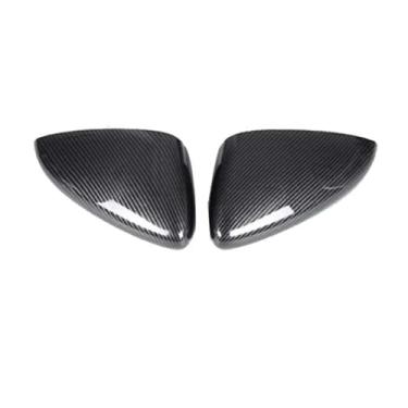 Imagem de Compatível com mazda 3 2020 2021 2022 2023 2024 atualização do carro de fibra carbono porta espelho capa acessórios retrovisores adesivos estilo