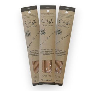 Imagem de Kit com 3 Incensos Naturais e Artesanais Vareta Sete Ervas CDA