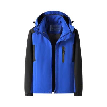 Imagem de Jaqueta Masculina Grande Impermeável E À Prova De Vento Para Caminhada