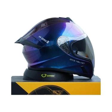 Imagem de Capacete De Motocicleta Unissex Aprovado Pelo DOT, Integral, Para Corr