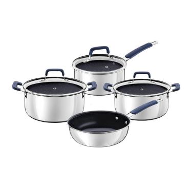 Imagem de Jogo De Panelas Tramontina Romagna 28799030 Inox / Azul