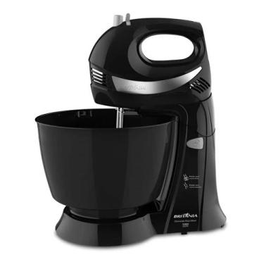 Imagem de Batedeira Diamante Duo Mixer Turbo 4,3l 350w Preta Britânia Cor Preto 