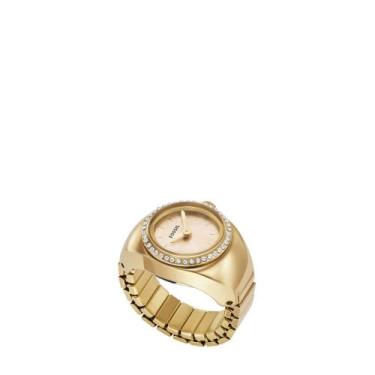 Imagem de Relógio Anel Fossil Feminino Dourado - ES5319/1DN