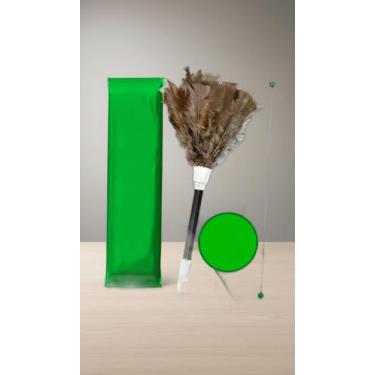 Imagem de Espanador Pena Natural 42cm 1 Unidade - Congratulations Store