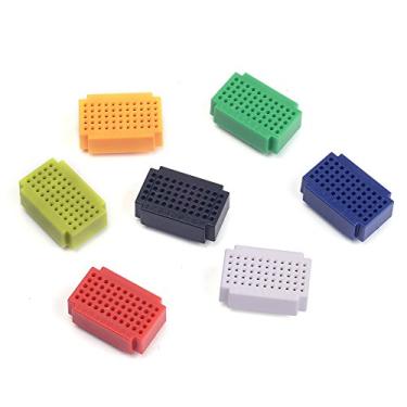 Imagem de Placa de circuito PCB Cylewet 55 Tie Points Mini placa de pão sem solda para Arduino 3 x 2 cm (pacote com 7) CYT1030