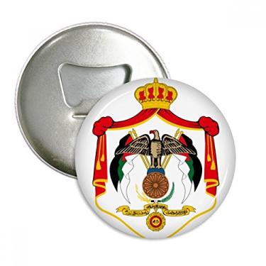 Imagem de Emblema Nacional Jordan Asiático Abridor de Garrafas Imã de Geladeira Emblema Multifuncional