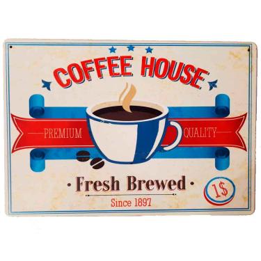 Imagem de Placa Decorativa Mdf Coffee House