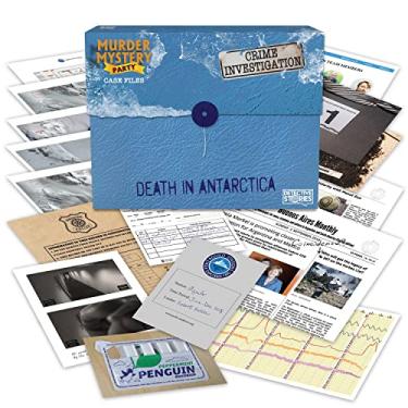 Imagem de Murder Mystery Party Case Files: Death in Antarctica Mystery Detective Game for 1 or More Players Ages 14 and Up from University Games, Purple