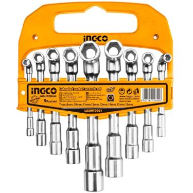 Imagem de Jogos De Chave Biela 7 a 19mm 9 peças INGCO laswt0901