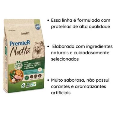 Imagem de Premier nattu caes adult racas peq abobora 1 kg, 1