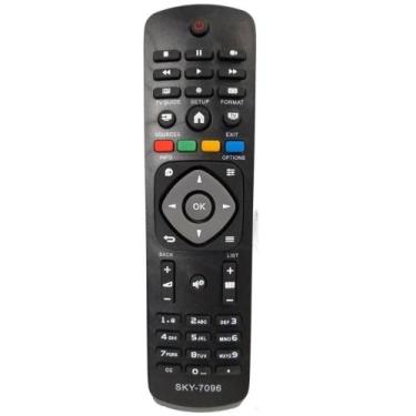 Imagem de Controle Remoto Para Tv Philips Sky-7096 - Casa Sertaneja Eletro